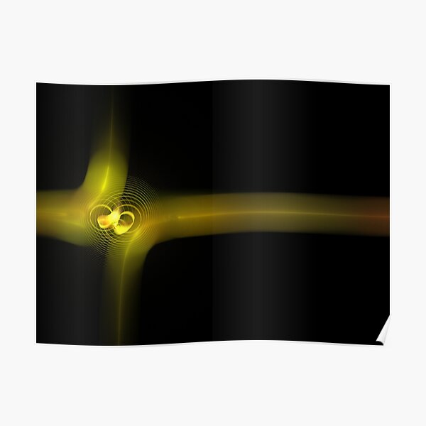 Particle Collision Poster