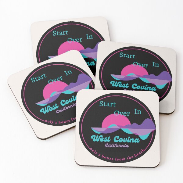 Item preview, West Covina coaster - summer designed and sold by Lucrezia Corti.