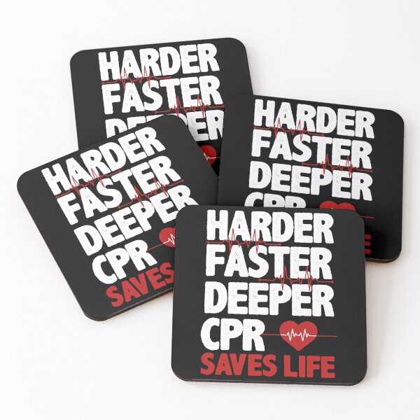 Item preview, Harder Faster Deeper CPR Saves Lives CPR Saves Life designed and sold by JohannePastor.