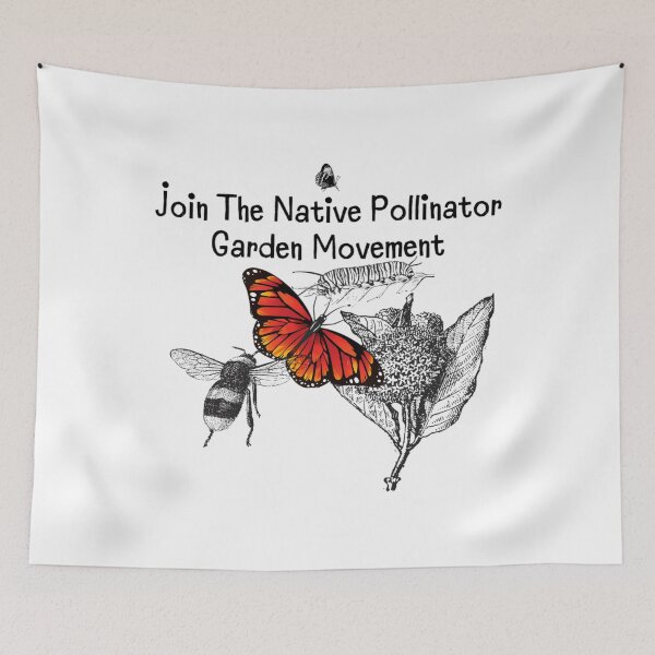 Item preview, Join The Native Pollinator Garden Move	t   	 designed and sold by mzttbhcc55.