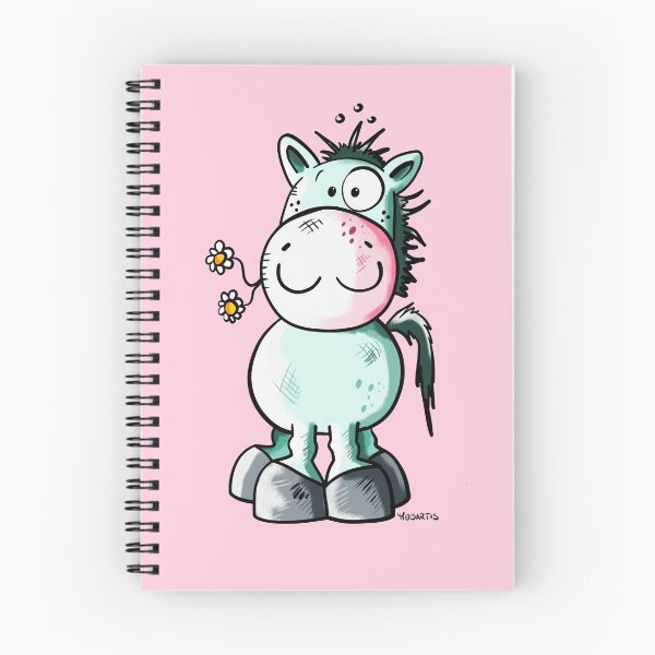 Item preview, Little Blue Horse With Flowers designed and sold by modartis.