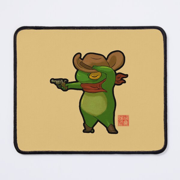 Item preview, cowboy cowgirl cute frog designed and sold by DingHuArt.