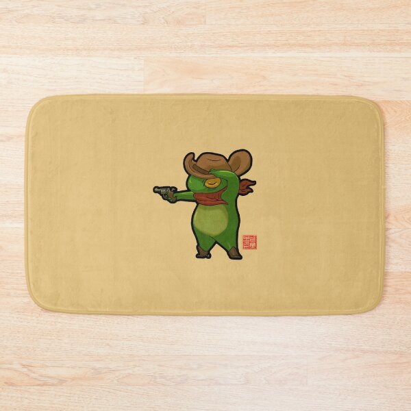 Item preview, cowboy cowgirl cute frog designed and sold by DingHuArt.