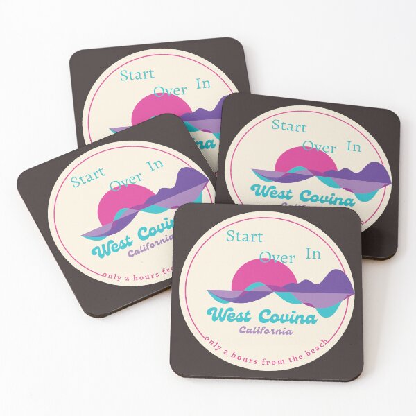 Item preview, West Covina coaster - winter designed and sold by Lucrezia Corti.