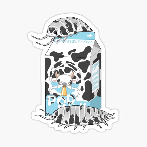 Dairy Cow Isopod Sticker