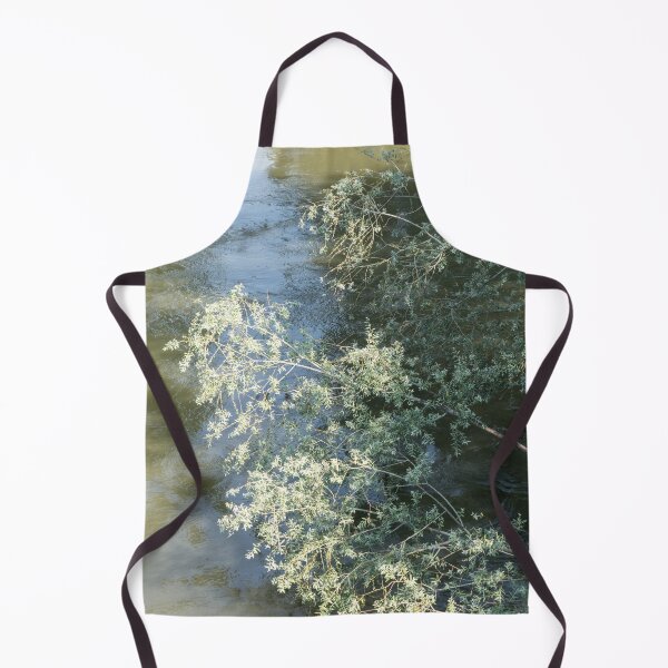 Item preview, Silvery Greens - River Current and Sunlit Weeping Willow Branches designed and sold by Georgia Mizuleva.