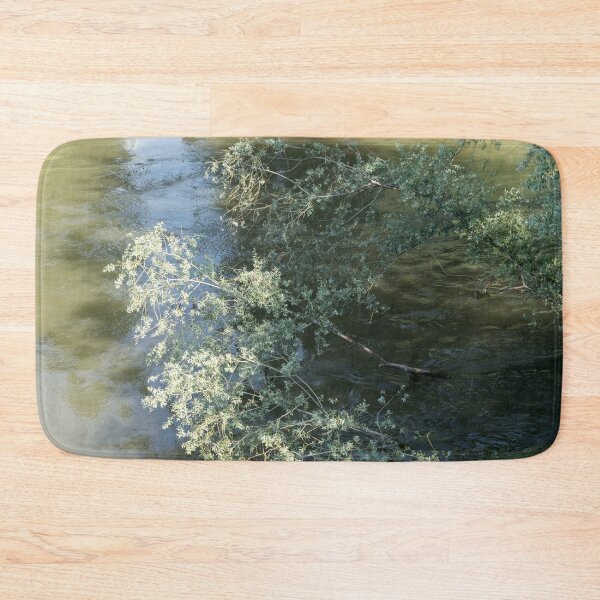 Item preview, Silvery Greens - River Current and Sunlit Weeping Willow Branches designed and sold by Georgia Mizuleva.