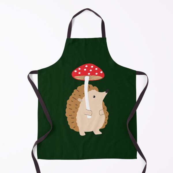 Item preview, Hedgehog with a mushroom umbrella designed and sold by dereckgoodwi.