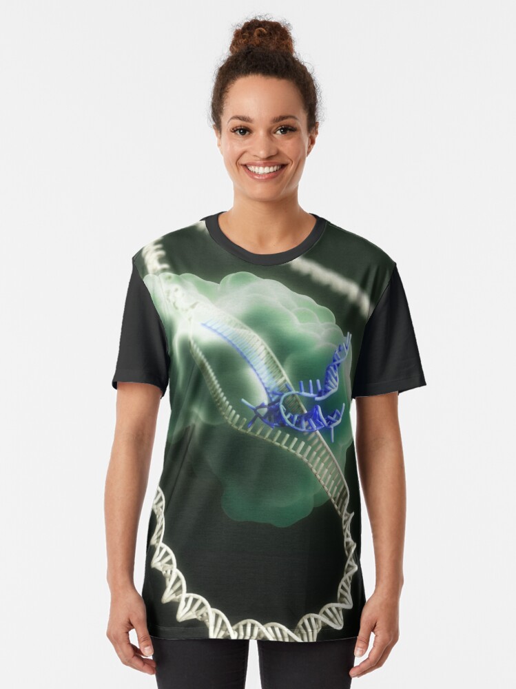 Alternate view of CRISPR-Cas9 Gene Editing Complex Graphic T-Shirt