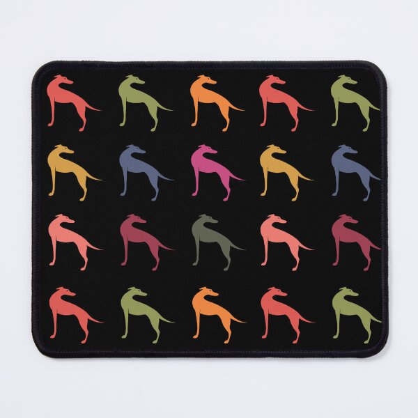 Item preview, Colorful sighthound silhouettes designed and sold by houndpixnz.