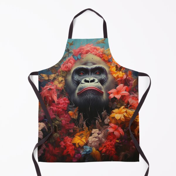 Item preview, Sweeet gorilla in the flowers designed and sold by silent-violin.