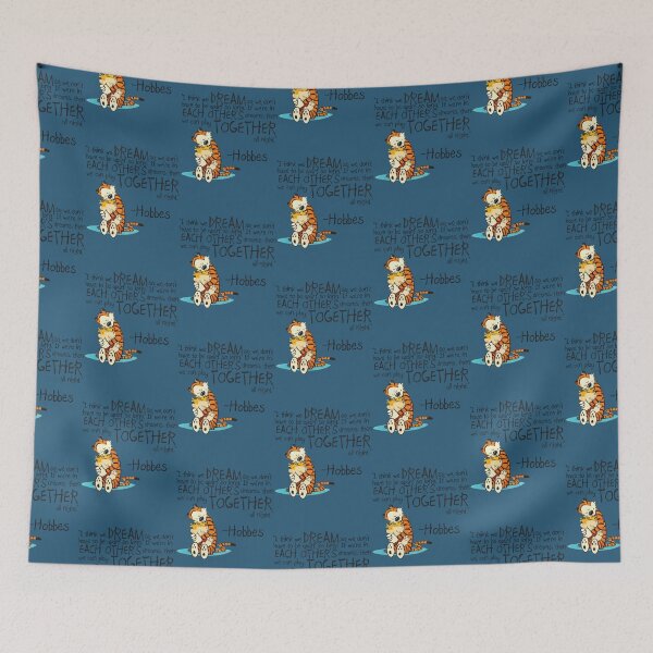 Item preview, Calvin and Hobbs Dream Each Other_s Together Saying Hobbs designed and sold by MrXLabelee.