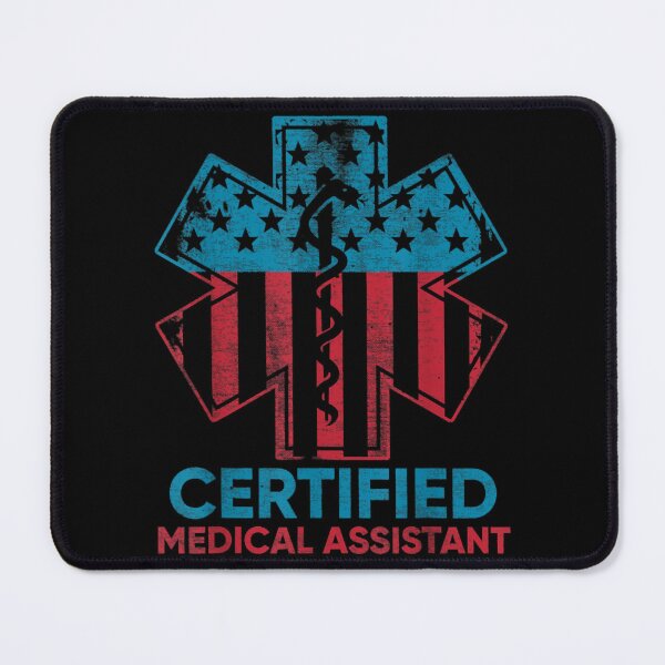 Item preview, CMA Certified Medical Assistant Flag Symbol Blue Assisting designed and sold by JeffreyReuter.