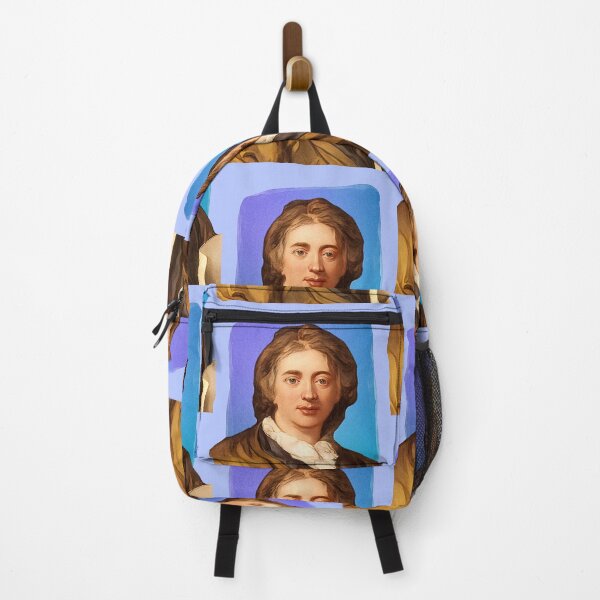 Item preview, French Composer François Couperin - blue - illustration designed and sold by Litstoy.