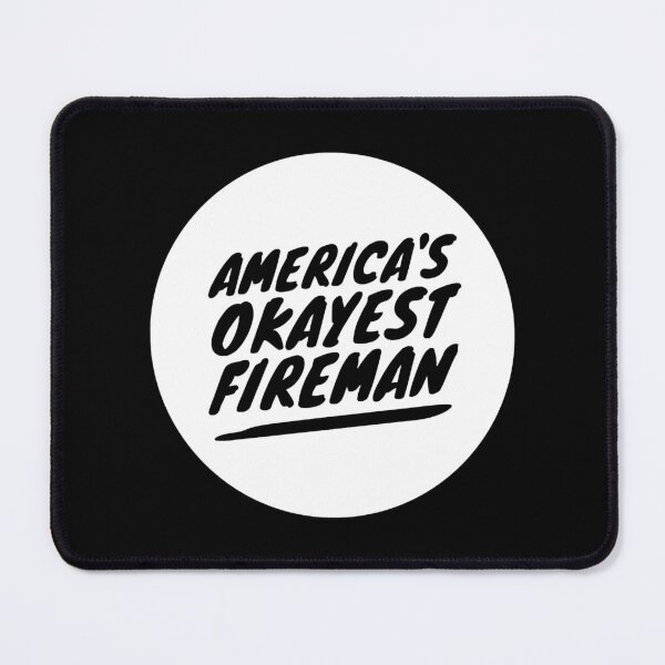 Item preview, America_s okayest Fireman - funny paramedic emt designed and sold by JeffreyReuter.