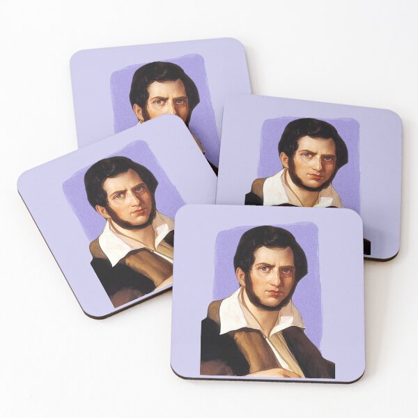 Item preview, Italian Composer Gaetano Donizetti - purple - illustration  designed and sold by Litstoy.