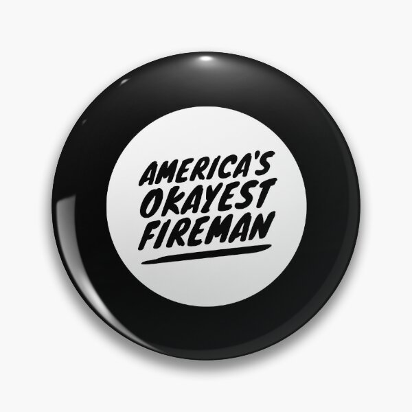 Item preview, America_s okayest Fireman - funny paramedic emt designed and sold by JeffreyReuter.