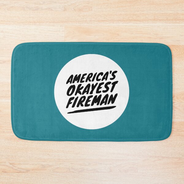 Item preview, America_s okayest Fireman - funny paramedic emt designed and sold by JeffreyReuter.