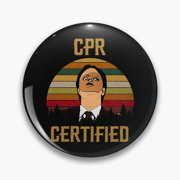 Item preview, CPR Certified Dwight Dummy Mask Vintage Retro The Office Movie T Gift Tee for Men Women designed and sold by JeffreyReuter.