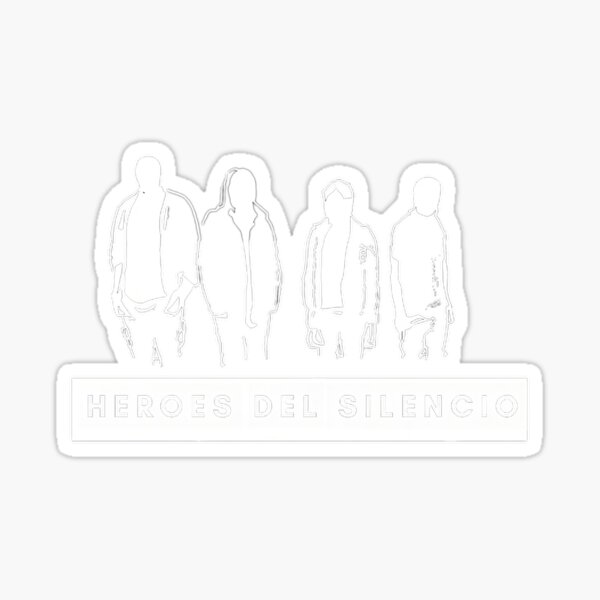 Heroes del Silencio - circle - grunge design - Heroes Del Silencio -  Sticker