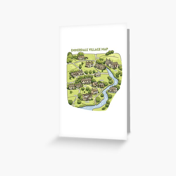 Item preview, Emmerdale village map Emmerdale Farm television designed and sold by Artistime Store.