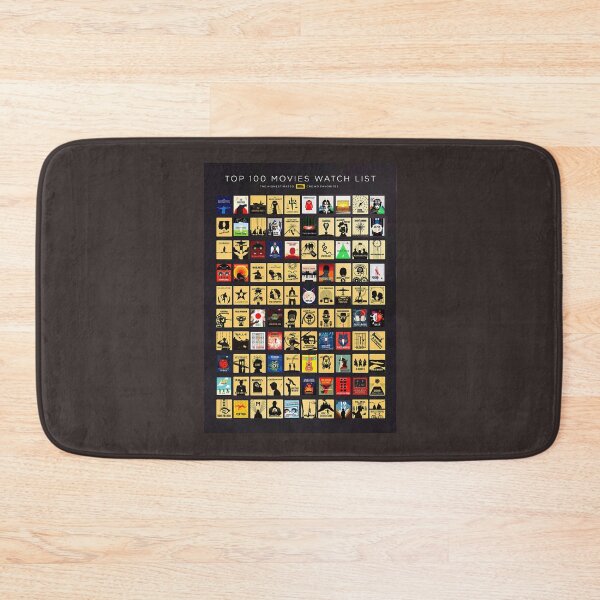 Item preview, Top 100 Movies Collage List designed and sold by AlfredAlem.