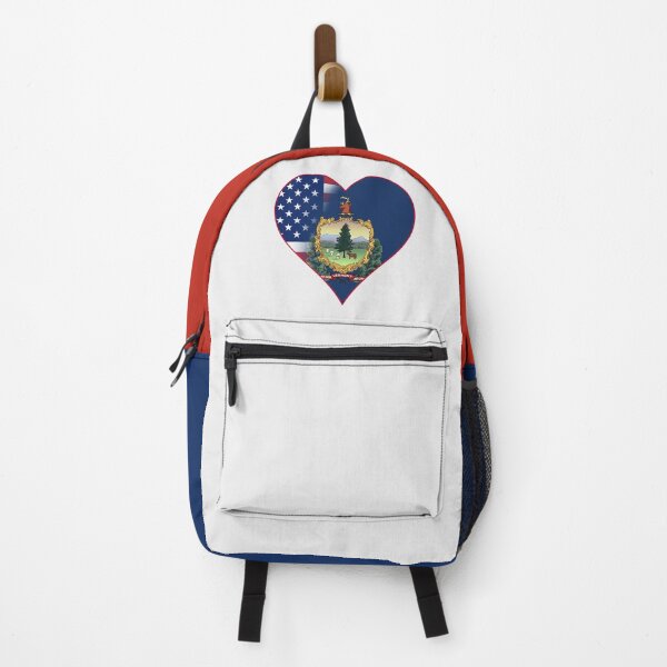 Item preview, State of Vermont Flag and American Flag Fusion Design designed and sold by Gsallicat.