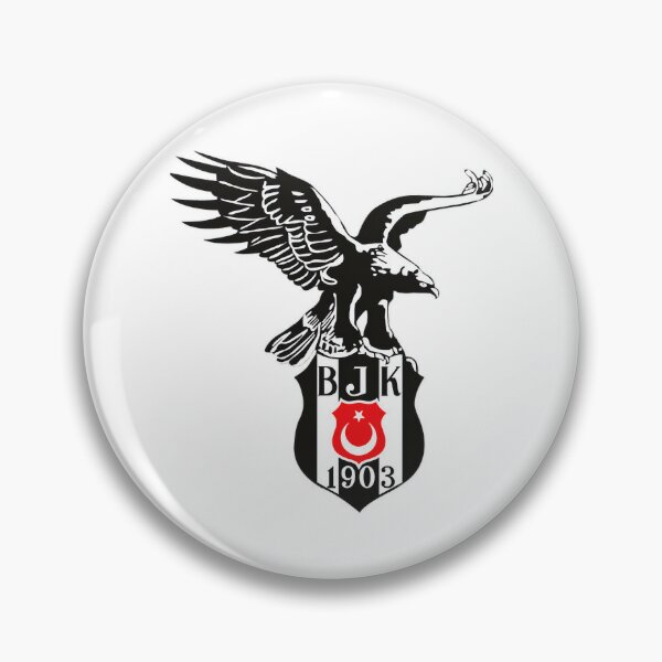 CZECH SK SLAVIA PRAHA & TURKEY BESIKTAS BJK 1903 FOOTBALL SOCCER CLUB PIN  BADGE