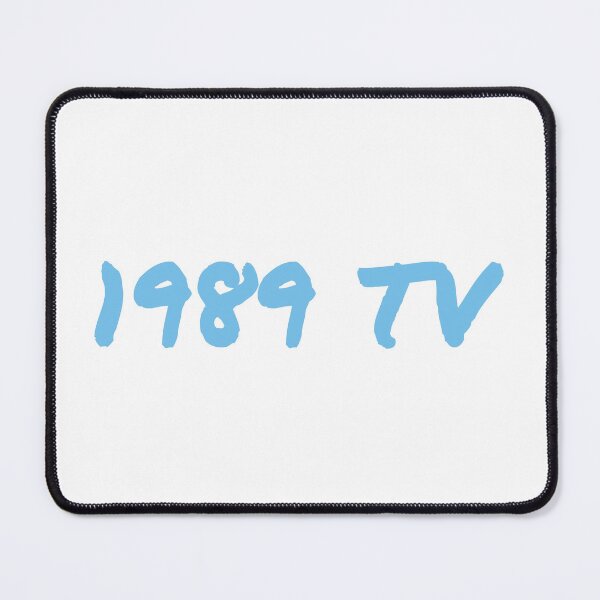 Item preview, 1989 TV blue designed and sold by Silly Stickers Etc..