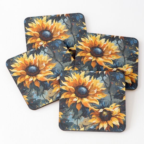 Aperçu de l'œuvre Tournesols Motif 7 créée et vendue par DigitalPatternx.