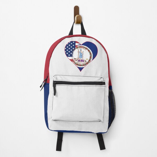 Item preview, State of Virginia Flag and American Flag Fusion Design designed and sold by Gsallicat.