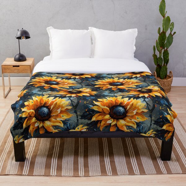 Artikelvorschau, Sonnenblumenmuster 7 entworfen und verkauft von DigitalPatternx.