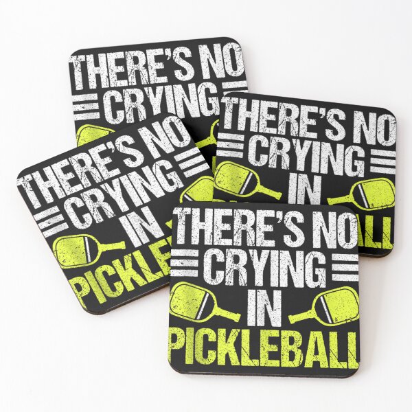Item preview, There's No Crying In Pickleball, Vintage Pickleball   designed and sold by SantosPaine.