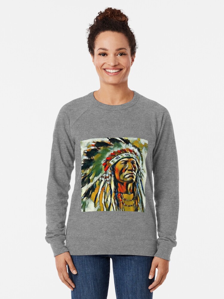 Native American Indian Dreamcatcher Wolf Casual Graphic Pullover Hoodie