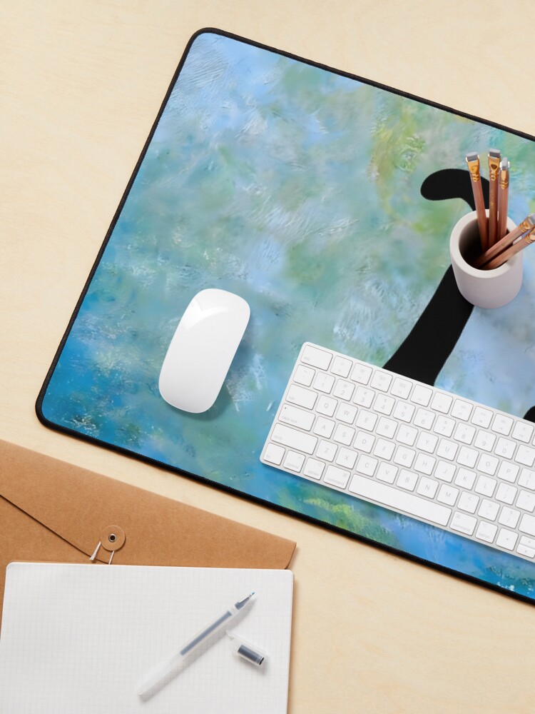 Thumbnail 3 of 5, Mouse Pad, Claude Monet, Cat in Water Lilies, 1906 designed and sold by outdoorway.