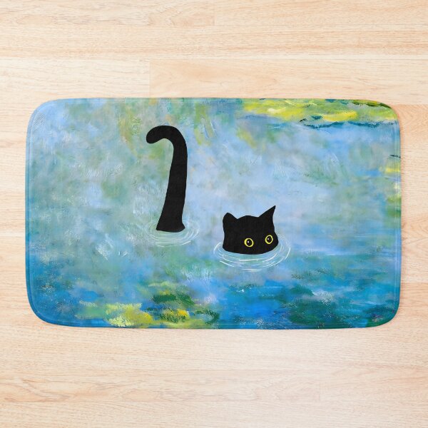 Item preview, Claude Monet, Cat in Water Lilies, 1906 designed and sold by outdoorway.