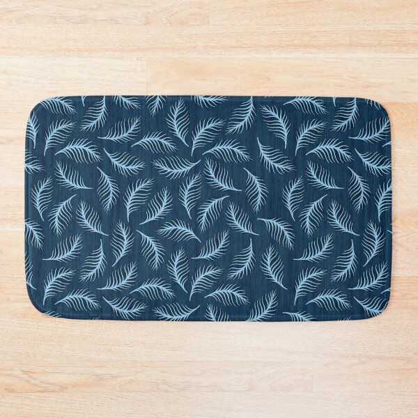 Item preview, Falling Leaves - Indigo Blue designed and sold by Sarah Thorpe Designs .