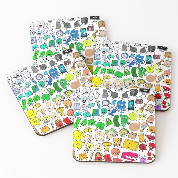 Item preview, BFDI Inanimate Insanity All Characters (Transparent) designed and sold by thunglongg.