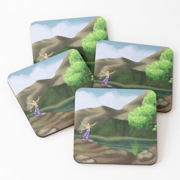 Item preview, Peaceful Mountain Lake designed and sold by Fia-Resk.