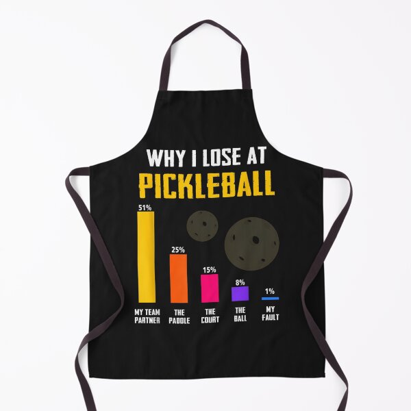 Item preview, Why I Lose At Pickleball Funny Pickleballers My Fault 1 designed and sold by AliceHoffmana.