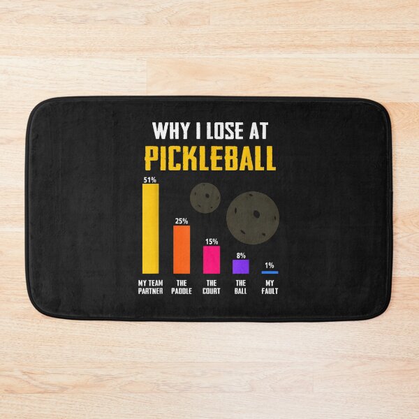 Item preview, Why I Lose At Pickleball Funny Pickleballers My Fault 1  designed and sold by AliceHoffmana.