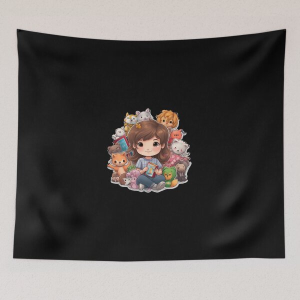 Item preview, a for adley  Happy Cute Girl designed and sold by wyli-eblow.