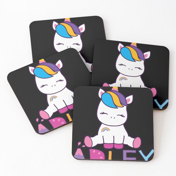 Item preview, A For Adley - Popit Silicone - Rainbow Color Graphic designed and sold by wyli-eblow.