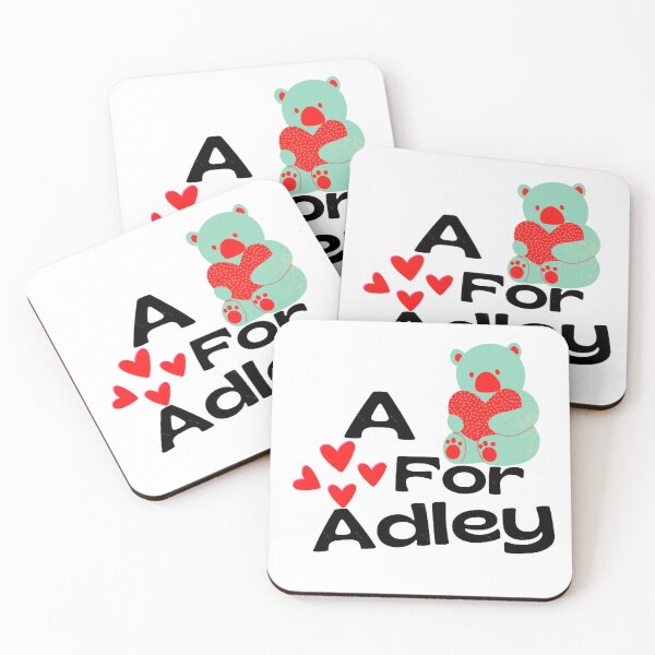 Item preview, A For Adley - Popit Silicone - Rainbow Color Graphic designed and sold by wyli-eblow.
