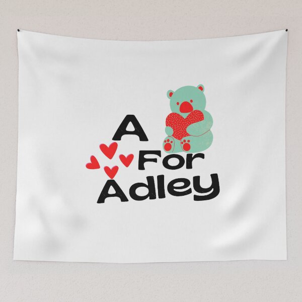 Item preview, A For Adley - Popit Silicone - Rainbow Color Graphic designed and sold by wyli-eblow.