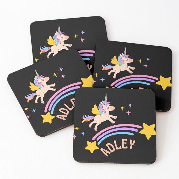 Item preview, A For Adley - Popit Silicone - Rainbow Color Graphic designed and sold by wyli-eblow.