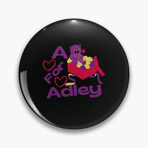Item preview, A For Adley - Popit Silicone - Rainbow Color Graphic designed and sold by wyli-eblow.