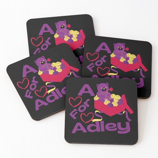 Item preview, A For Adley - Popit Silicone - Rainbow Color Graphic designed and sold by wyli-eblow.