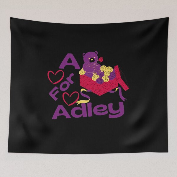 Item preview, A For Adley - Popit Silicone - Rainbow Color Graphic designed and sold by wyli-eblow.