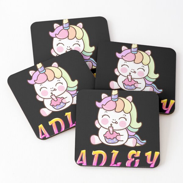 Item preview, A For Adley - Popit Silicone - Rainbow Color Graphic designed and sold by wyli-eblow.